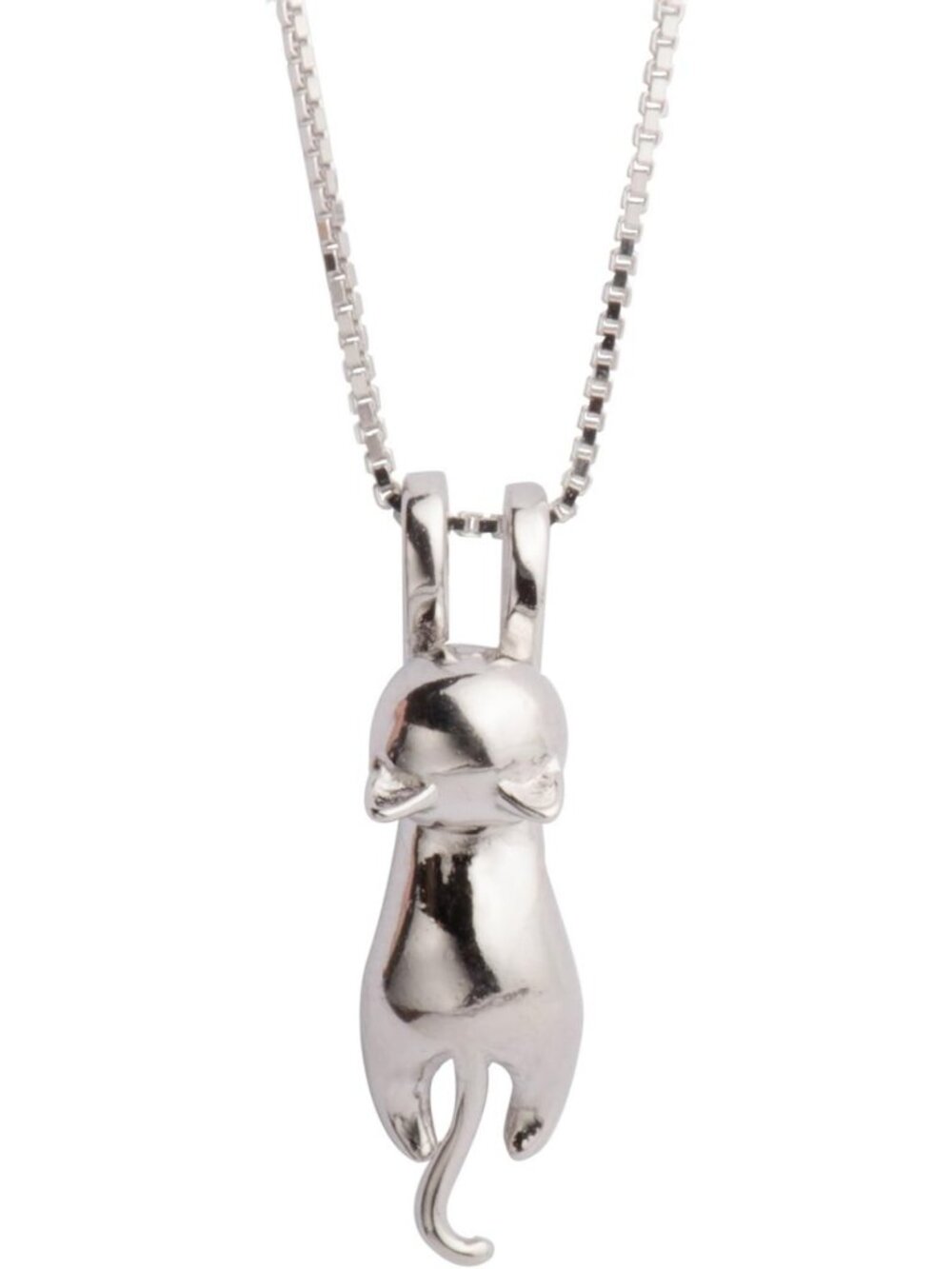 Dainty Sterling Silver Cat Pendant Necklace - Perfect Gift for Women & Best